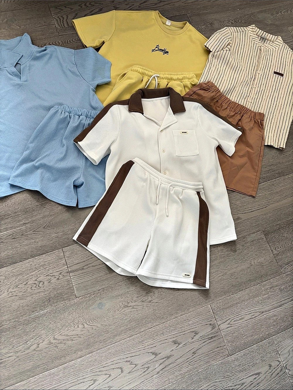 Kids Short Sleeve Matching Sets